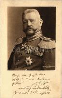 1915 Generalfeldmarschall v. Hindenburg. Wohlfahrts-Postkarte der Frauenhülfe / WWI German military, Field Marshal Hindenburg
