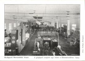 Budapesti Nemzetközi Vásár, Kirchner Ernő standjával (So. Stpl., Rb)