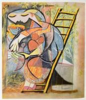 Picasso grafikái. I. G. Ehrenburg és M. V. Alpatov tanulmányaival. Moszkva, 1968, Iszkussztvo. Rendk...