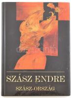 Szász Endre: Szász-ország. Bp.,2000., Amilstar Publishing. Magyar és angol nyelven. Kiadói kartontált papírkötés, kiadói papír védőborítóban.
