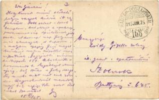 1915 Asanja (?), Kupinovo és Progar város tábláival (8-8 km-re). photo (EK)