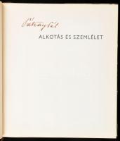 Pátzay Pál: Alkotás és szemlélet. Bp., 1967, Magvető. Egészoldalas fotókkal illusztrálva. Kiadói egé...