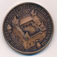 Buda István (1952-) 1987. "MÉE Budapest - Pálfy Tamás Palotai Várkapitány" bronz emlékérem...