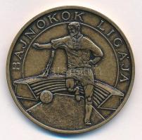 Kiss István (1927-) 1995. Bajnokok Ligája / Ferencváros - Grasshoppers - Real Madrid - Ajax Amsterdam bronz emlékérem (42,5mm) T:1