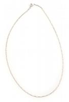 Ezüst (Ag) széles pálcikás nyaklánc, jelzett, h: 46cm, nettó: 2,4 g