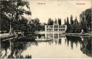 Kolozsvár, Cluj; Sétatéri tó. Schuster Emil kiadása / lake (EB)