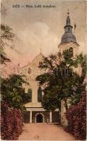 1917 Dés, Dej; Római katolikus templom. Medgyesi Lajos kiadása / Catholic church (r)