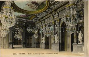 Paris, Salle a Manger de lHotel de Ville / town hall, interior