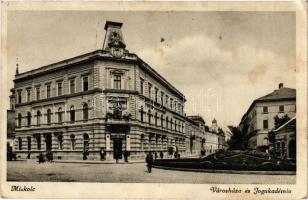1942 Miskolc, Városháza és Jogakadémia (fl)