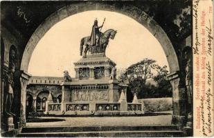 1907 Budapest I. Szent István szobor. Taussig A. 7701. (szakadás / tear)