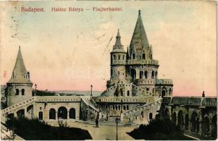 1909 Budapest I. Halászbástya. Taussig A. 7911. (EK)