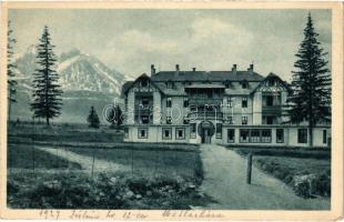 Matlárháza, Matliary, Tatranské Matliare (Magas-Tátra, Vysoké Tatry); Sanatorium "Morkac" / szanatórium