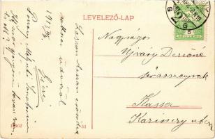 Pozsony, Pressburg, Bratislava; Stefánia út, villamos, Főhercegi palota / street, tram, archduke...