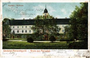 1905 Máriavölgy, Marienthal, Marianka, Mariatál (Pozsony, Pressburg, Bratislava); kastély. Ferd. Enninger / Schloss / castle (fl)