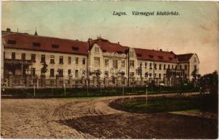 Lugos, Lugoj; Vármegyei közkórház / county hospital (fa)