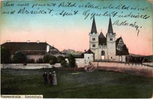 Szepesváralja, Spisské Podhradie; Szepeskáptalan (Szepeshely), Szent Márton székesegyház / Spisská Kapitula / cathedral (Rb)