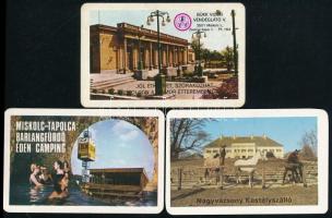 1976-2004 10 db vendéglátás témájú kártyanaptár