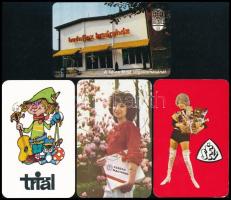 1975-1988 10 db áruházak, üzletláncok témájú kártyanaptár