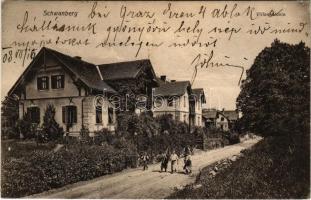 1908 Schwanberg, Villenkolonie / villa colony (EK)