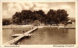 1940 Balatonalmádi, Balatongyöngye fövenyfürdő, strand