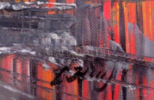 Olvashatatlan jelzéssel: Arc de Triomphe, Párizs. Olaj, karton. 22,5x27,5 cm. Üvegezett fakeretben