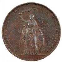 Anton Fabris (1792-1865) 1859. "Kazinczy Ferenc emlékérem" bronz emlékérem. "KAZINCZY...