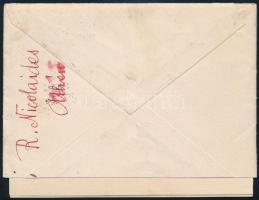 1907 R. Nikolaides görög pszichológus levele Klug Ferdinánd professzorhoz