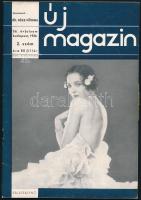 1936 Új Magazin. 36. évf., 2. sz. Szerk.: Dr. Rácz Vilmos. Gazdag fekete-fehér, közte erotikus képanyaggal illusztrált. Bp., Egyesült-ny., 64 p. Kiadói papírkötés, a hátsó borító szakadt.