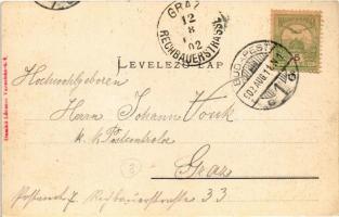 1902 Budapest XIV. Városliget, Park Club. Ganz Antal 108