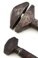 2 db régi, masszív fém franciakulcs, h: 31 cm és 16 cm