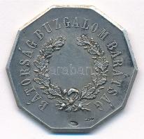 ~1910. "Magyar Testgyakorlók Köre Verseny Díj / Bátorság Buzgalom Barátság" kétoldalas jel...