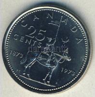 Kanada 1973. 25c "100 éves a királyi lovas rendőrség" T:1 tanúsítvánnyal