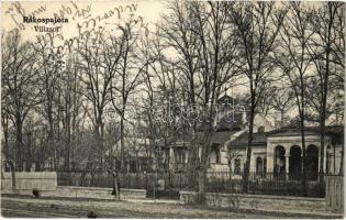 1905 Budapest XV. Rákospalota, Villasor. Gaibel Severin úrleánynak címezve