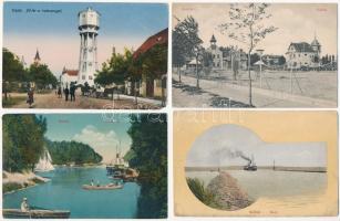 Siófok - 15 db régi képeslap vegyes minőségben / 15 pre-1945 postcards in mixed quality