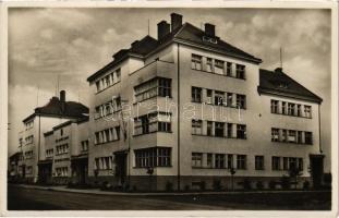 1938 Ungvár, Uzshorod, Uzhhorod, Uzhorod; Dóm Lidového Zdraví / kórház / hospital + 1938 Ungvár visszatért So. Stpl (EK)