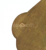 Ezüst (Ag) nyelű tortalapát dobozban, jelzett, h: 26 cm, kopásnyomokkal, bruttó: 81g