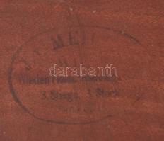 XIX. század második felében működő osztrák festő. E. Ginzel jelzéssel: Hölgy portré. Olaj, fa díszes...