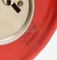 Goebel fajansz persely, elefánt figura, jelzett, kézzel írt szövegekkel, kopásnyomokkal, m: 12 cm