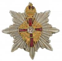 1849. Ferenc József-rend nagykeresztje csillaggal vagy a Ferenc József-rend középkeresztjének csillaga zománcozott, ezüstözött miniatűr gomblyukjelvénye MORZSÁNYI J. BUDAPEST E. 5. gyártói jelzéssel (22x22mm) T:1- / Hungary 1849. Order of Franz Joseph, Grand Cross with its Star or Order of Franz Joseph, Star of the Commanders Cross enamelled, silver plated miniature buttonhole badge with MORZSÁNYI J. BUDAPEST E. 5. makers mark (22x22mm) C:AU