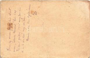 Khristos voskrese! / WWI Russian military art postcard with Easter greeting and Tsar Nicholas II (no...