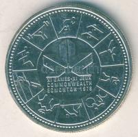 Kanada 1978. 1$ Ag "Commonwealth-játékok Edmontonban" T:P tanúsítvánnyal