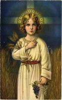 1942 Religious art postcard (EK)
