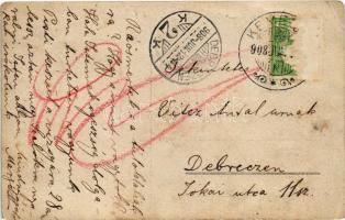 1908 Kemecse, templom belső. photo (EK)