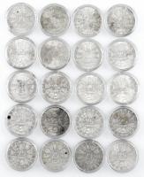 Ausztria 1955-1973. 25Sch Ag (20x ebből 19xklf) emlékkiadások T:1,1-,2 néhány darabon patina
Austri...