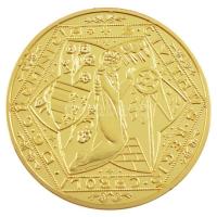 DN "Történelmi aranypénzek - Aranybányák újraindítása, 10 dukát, KB 1934" aranyozott rézöt...