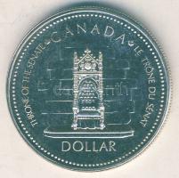 Kanada 1977. 1$ Ag "II. Erzsébet királynő" T:P tanúsítvánnyal
