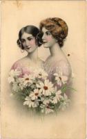 1920 Lady art postcard. M. Munk Vienne Nr. 656. (EK)