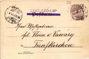 1898 (Vorläufer) Flora / Lady art postcard. Künstler-Postkarte No. 4030. Fr. W. Juxberg Kunstverlag ...