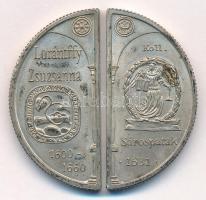 2000. 2000Ft Ag "Lórántffy Zsuzsanna / Sárospatak" (2xklf) összesen 3000 db készült belőle! T:1- patina, kis ph Adamo EM167