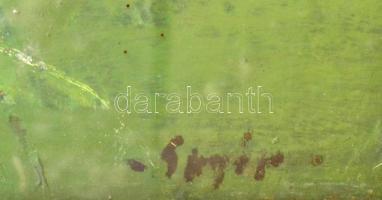 Sugár Gyula (1924-1991): Csendélet. Olaj, farost, jelezve jobbra lent. Hátoldalán Képcsarnok Vállala...